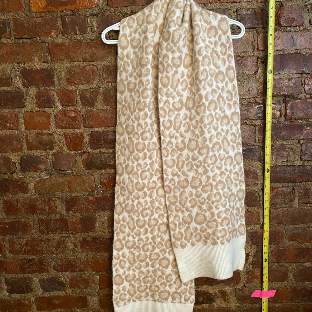 LOFT scarf - neutral animal print
